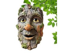 Générique Tree Faces Decor Outdoor - Resin 15cm | Old Man Face Statue, Outdoor Tree Decor for Yard Art | for Garden Yard Pathway Backyard Patio Walkway Home Entryway