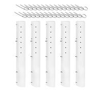 Générique Tree Grow Tubes, UV Resistant Breathable Plant Guard System, 36 inch Quick Install Seedling Protection Sleeve, Durable Nursery Growth Shield with Vent Design, Tree Guard Tubes for Garden