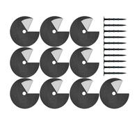 Générique Tree Mulch Ring - Root Protector for Garden | Secure Cover with Ground Nails & Weed Control for Landscape, Yard, Outdoor Lawn, Flowerbed, Fence and Farm for Planting Or Gardening Decoration