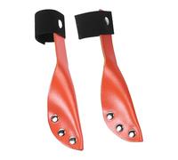 Générique Tree Spike Covers, Climbing Spike Guards, 2 Pieces PU Leather Secure Flexible Reliable Non Slip Pointed Tip Strong Material, Climbing Tool Covers for Outdoor Activity Gardeners, Red