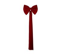 Générique Tree Topper Bow - Christmas Decor | Festival Velvet Bow Topper for Christmas Trees, Wreaths, Doors, Garlands, Cabinets, Home Farmhouse Décor, Banquets, Parties