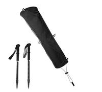 Générique Trekking Pole Storage Bag, Walking Stick Holder Pouch, Waterproof Lightweight Design with Sturdy Travel Case, Trekking Gear Organizer for Outdoor, Camping, Hiking, Black Colored