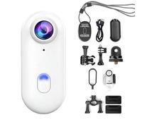 Générique Treklon 4s Body Camera, Thumb Sized Wearable Action Camera, Premium Portable Camcorder Mount Anywhere, for Pet Walking, Work, Travel, Cycling, Diving, Skiing (W 64g)