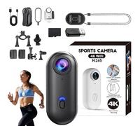 Générique Treklon POV Camera, Treklon 4S Body Camera, HD 1080p/4K Mini Wearable Action Body Cam for Work, Travel, Cycling, Pet Walking & Outdoors Activities (Black,4K)