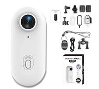 Générique Treklon POV Camera, Treklon 4s Body Camera, HD 1080p/4K Mini Wearable Body Adventure Action Cameras, for Cycling, Diving, Ski (White,4K)