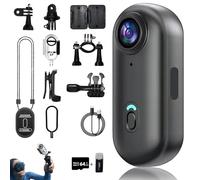 Générique Treklon POV Camera, Treklon Body Camera, HD 1080p/4k Pocket Action Cam,170° Wide Angle,Wearable Video Recording, for Cycling, Diving, Ski (Black,4K)