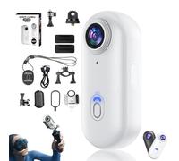 Générique Treklon - Treklon 4S Body Camera, 2025 New 1080P/4K Treklon POV Camera, with Ip68 Waterproof Wearable Action Mini Cam, for Pet Walking & Outdoors Activities (1080P White-B,256G)