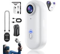 Générique Treklon - Treklon 4S Body Camera, 2025 New 1080P/4K Treklon POV Camera, with Ip68 Waterproof Wearable Action Mini Cam, for Pet Walking & Outdoors Activities (1080P White-A,256G)