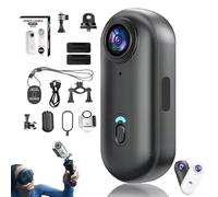 Générique Treklon - Treklon 4S Body Camera, 2025 New 1080P/4K Treklon POV Camera, with Ip68 Waterproof Wearable Action Mini Cam, for Pet Walking & Outdoors Activities (1080P Black-B,256G)