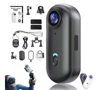 Générique Treklon - Treklon 4S Body Camera, 2025 New 1080P/4K Treklon POV Camera, with Ip68 Waterproof Wearable Action Mini Cam, for Pet Walking & Outdoors Activities (4K Black-B,128G)