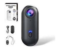 Générique Treklons POV Camera, POV Camera 4k, Treklons Body Cameras, 170° Wide Angle, Wearable Action Cam for Cycling, Skiing, Diving & Outdoor (1080P,Black)