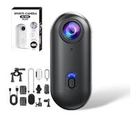 Générique Treklons POV Camera, POV Camera 4k, Treklons Body Cameras, 170° Wide Angle, Wearable Action Cam for Cycling, Skiing, Diving & Outdoor (4K,Black)