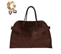 Générique Trendy PU Leather Tote Bag for Women, Large Capacity Classic Vintage Top Handle Bag, Luxury Elegant Casual Work Handbags