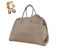 Générique Trendy PU Leather Tote Bag for Women, Large Capacity Classic Vintage Top Handle Bag, Luxury Elegant Casual Work Handbags