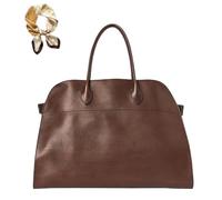 Générique Trendy PU Leather Tote Bag for Women, Large Capacity Classic Vintage Top Handle Bag, Luxury Elegant Casual Work Handbags