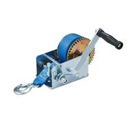 Générique Treuil Manuel à manivelle, treuil Robuste de 1360 kg (3000 LB) pour remorque, avec Courroie de 10 m (32,8 pi), capacité de Charge de 1360 kg (3000 LB), Outil pour remorque Marine et VT