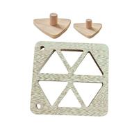 Générique triangle rice mold kit - Triangular rice ball wooden mold, japanese non stick triangle sushi press, Sushi Press Rices Balls Molds for Home Picnic Lunch DIY Meal Prep, cafe, rices ball molds