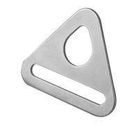 Générique Triangle Rings Buckle - Stainless Steel 32mm Metal Triangle