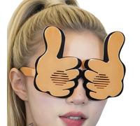 Générique Trick Glasses, Funny Prank Costume Eyewear, Novelty Party Eyeglasses Accessory, Joke Toy For Home School Travel Carnival Halloween April Fools Day Birthdays Family Nights Friend Gatherings