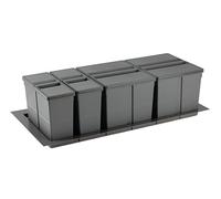Générique Trieur à déchets 9XL Systeme 1000mm 2x26l+2x11l gris