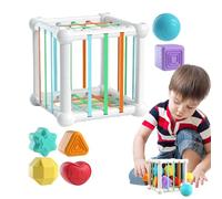 Générique Trieur De Formes Bébé - Blocs Sensoriels Maternelle,Blocs De Formes Sensoriels Éducatifs pour La Coordination Oeil-Main Et Le Développement Cognitif
