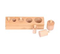Générique Trieur De Formes - Jouets Montessorri en Forme De Bûches | Cube De Tri De Formes en Bois, Blocs De Cylindres À Boutons | pour Maison École Préscolaire Apprentissage Développement Forma
