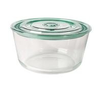 Générique Trifle Bowl Clear Glass Salad Dessert Fruit Serving Dish With Lid
