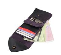 Générique Trifold Secure Men Wallet, Multi Pocket Storage Organizer, Compact Size Card Holder with Slots, Anti Theft PU Leather Money Purse, Minimal Fold Design Style, Travel Hiking Usage Pack