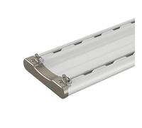 Générique Tringles À Rideaux Doubles Robustes, Rail De Plafond, pour Séparation De Pièce, Rail De Rideau De 10cm De Large, pour Fenêtre, Chambre, Bureau, Hôpital(Blanc,220cm(2 * 110cm))