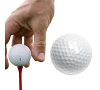 Générique Triple Layer Golf Ball - 1pc White Practice Ball, Stable Control Swing Training Aid, Durable Golf Putter Assist Accessory | High Skill Player Putting Practice Tool for Indoor Outdoor Use