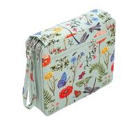 Générique Trousse à Crayons avec 120 Compartiments, Sac en Tissu à Trois Niveaux, Organisateur de Stylos, Vert