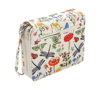 Générique Trousse à Crayons avec 120 Compartiments, Sac en Tissu à Trois Niveaux, Organisateur de Stylos, Blanc