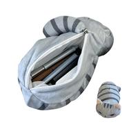 Générique Trousse À Crayons Chat,Boîte de Rangement en Peluche Douce et Mignonne | Sac À Stylos Chat Et Pochette À Crayons - pour École Bureau Université Maison Intérieur Chambre Étude