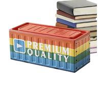 Générique Trousse À Crayons en Fer - Conteneur De Rangement en Métal De Taille Standard, Boîte Portable Antirouille | Organisateur Polyvalent pour Filles Jeunes Adolescents Voyage Intérieur Fête De