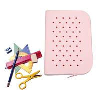 Générique Trousse à Crayons en Silicone | Pochette à Crayons à Trous étanches de capacité | Pochette à Portable Souple pour la Maison, la Salle de Classe, Le Lieu de Travail, la Pochette de papet