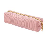 Générique Trousse à Crayons en Tissu Côtelé Pencil Case pour Garçons, Filles Portable Côtelé Trousse avec Fermeture Eclair Multicolore Côtelés Trousses De Papeterie pour École,Bureau,Voyage