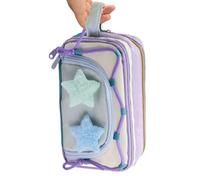 Générique Trousse À Crayons | Grand Fourre-Tout Organisateur pour Fournitures Scolaires - Organisateur de Bureau pour Stylos Marqueurs Règle Gomme Notes Autocollants Élèves Étudiants Enseignants