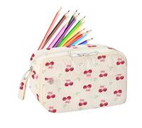 Générique Trousse À Crayons Mignonne | Sac de Toilette à Compartiments | Organisateur de Stylos Grande Capacité pour Étudiants Ados Voyageurs Bureau Artistes