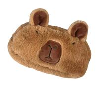 Générique Trousse à Crayons Mignonne | Trousses à Stylo Peluche Capybara Cartoon | Pochette Zip Grand Modèle Sac Mignon pour Filles Femmes Ados École Collège Voyage Maquillage Toilette Organisation