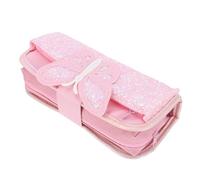 Générique Trousse à Crayons Papeterie Grosse Capacité en Tissu Oxford et PU Design Insert de Rangement pour Fournitures Scolaires des Étudiants