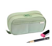 Générique Trousse à Crayons Portable | Organisateur Portable Étanche Grande Ouverture avec Poignée | Rangement Maquillage Fournitures pour Filles,pour Élèves, Garçons, Filles, Adolescents et