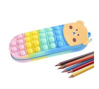 Générique Trousse à Crayons pour | Boîte à Crayons Bulles,Sac Interactive Ludique Sensoriel pour Amusement à l'École, à la Maison et en Voyage pour Garçons et Filles de