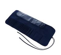 Générique Trousse à Pinceaux de Maquillage Grosse Capacité, Étui de Rangement Portable et Étanche, Couleur Bleu Foncé, pour Voyage et Organisation Beauté, Paquet Cosmétique Pratique