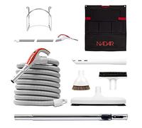 Générique Trousse Complète Kit Flexible, Brosses, Accessoires pour Aspirateur Centralisé - Compatible Toutes Marques Aspiration Centralisée - Garantie 2 Ans (12,20ml)