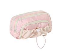 Générique Trousse Crayons Grande Capacité avec 3 Compartiments - Sac De Papeterie Organisateur pour Fourniture Scolaire Et De Bureau