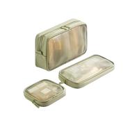 Générique Trousse de Maquillage multifonctionnelle à Grille visuelle, Sac numérique, Sac de beauté pour Le Corps, Sac de Rangement pour Bijoux et Lunettes | Vert