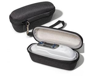 Générique Trousse de Transport Robuste en EVA Les modèles pour Braun tels Que IRT6520, 6500 et 6020 Thermomètre auriculaire Boîte de Rangement résistante aux Chutes et aux éclaboussures (Noir)