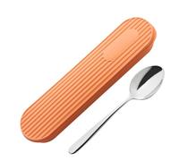 Générique Trousse De Voyage pour Ustensiles - Boîte de Rangement pour Ustensiles de Table Extérieur - Organisateur Antipoussière pour Voyage Camping Randonnée École Travail Résidence
