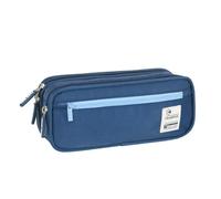 Générique Trousse Double Compartiment Nylon Grande Capacité Multi Usage