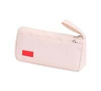 Générique Trousse Double Compartiment Scolaire Imperméable Oxford, Beige